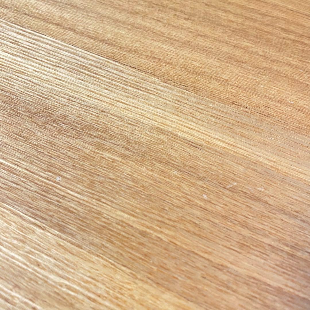 廃盤品　無印良品　タモ材デスク　事務机　学習机　木製机　引き出し付