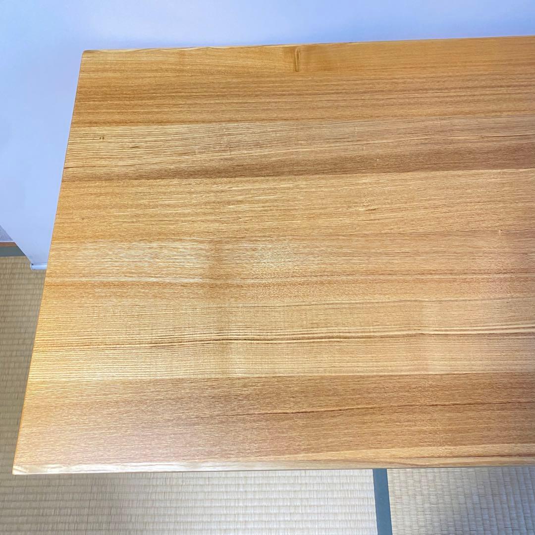 廃盤品　無印良品　タモ材デスク　事務机　学習机　木製机　引き出し付