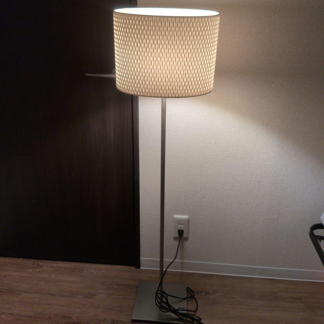 IKEA　イケア ALANG アーレング フロアランプ ニッケルメッキ ホワイト