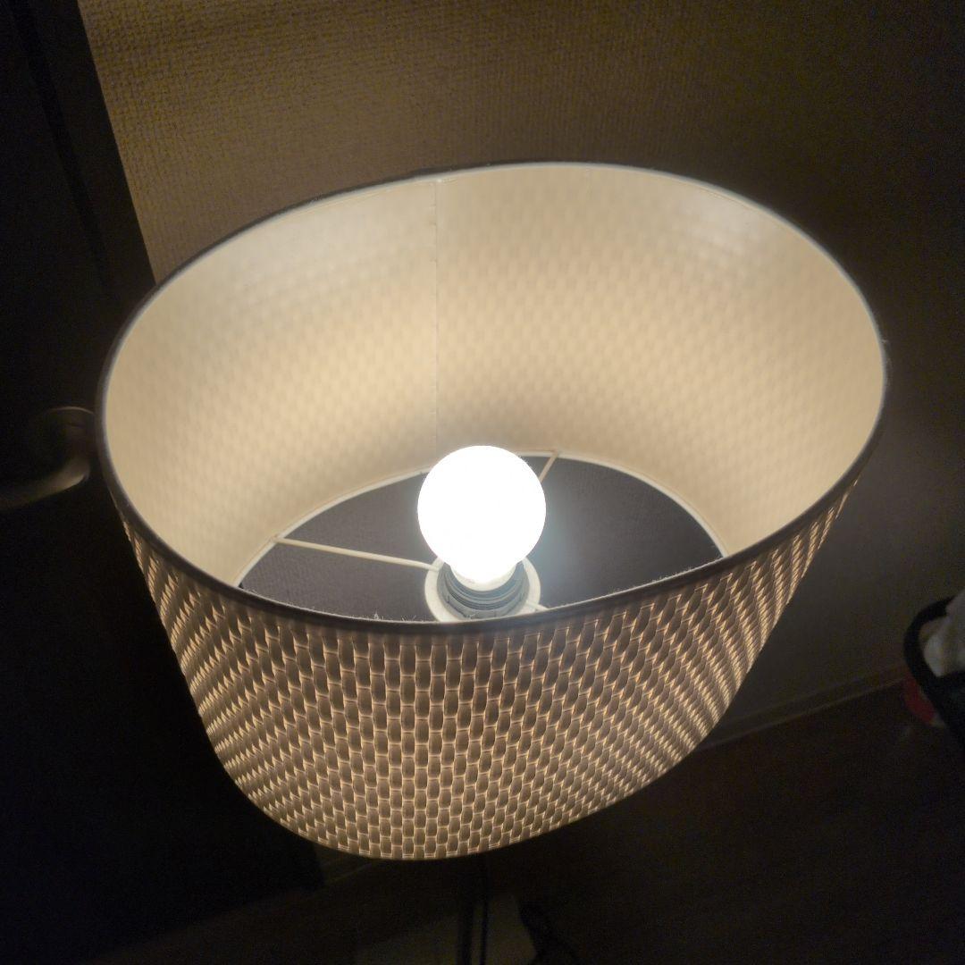 IKEA　イケア ALANG アーレング フロアランプ ニッケルメッキ ホワイト