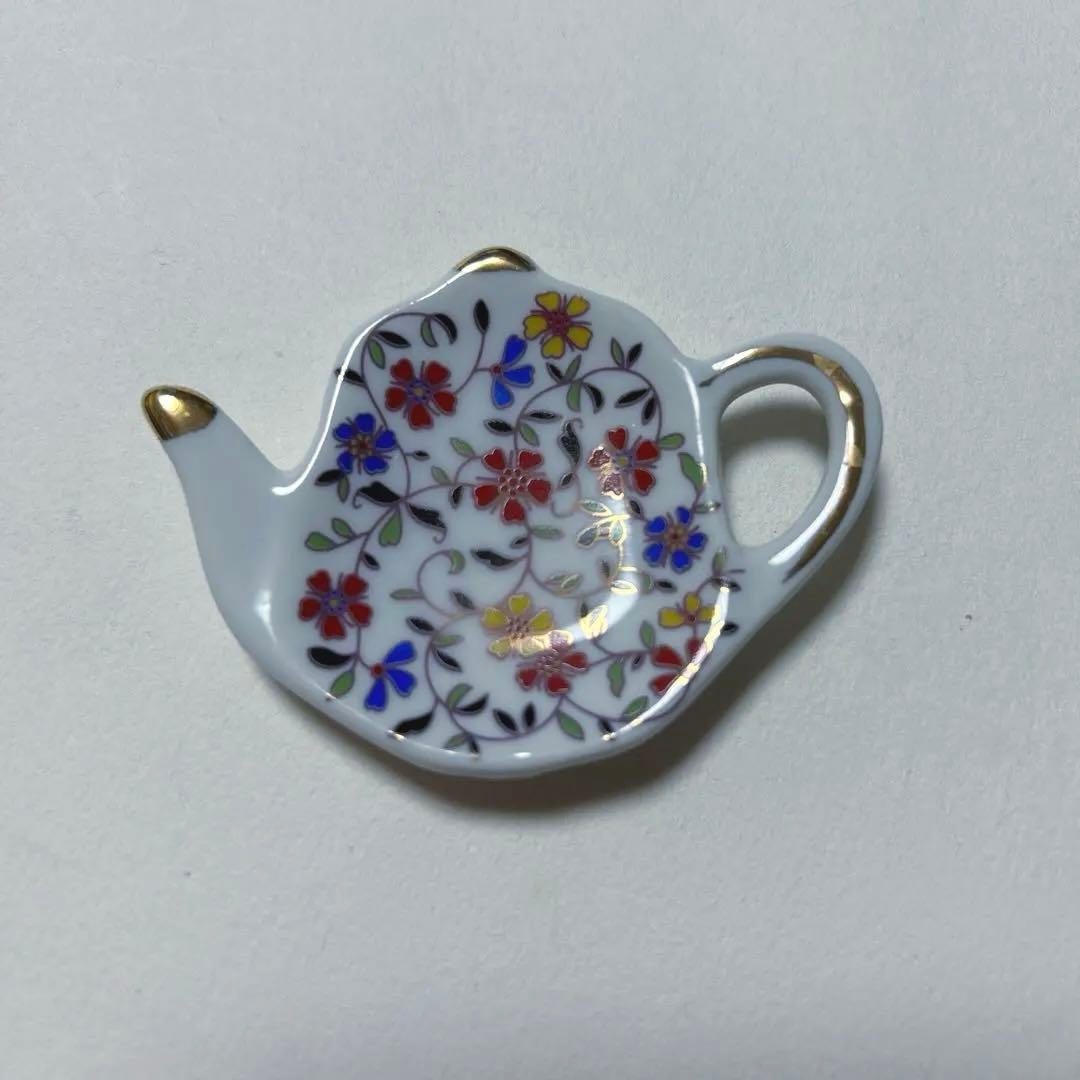 スプーンレスト ティーバッグトレイ ピッコロ インテリア雑貨 (マルチフラワー)