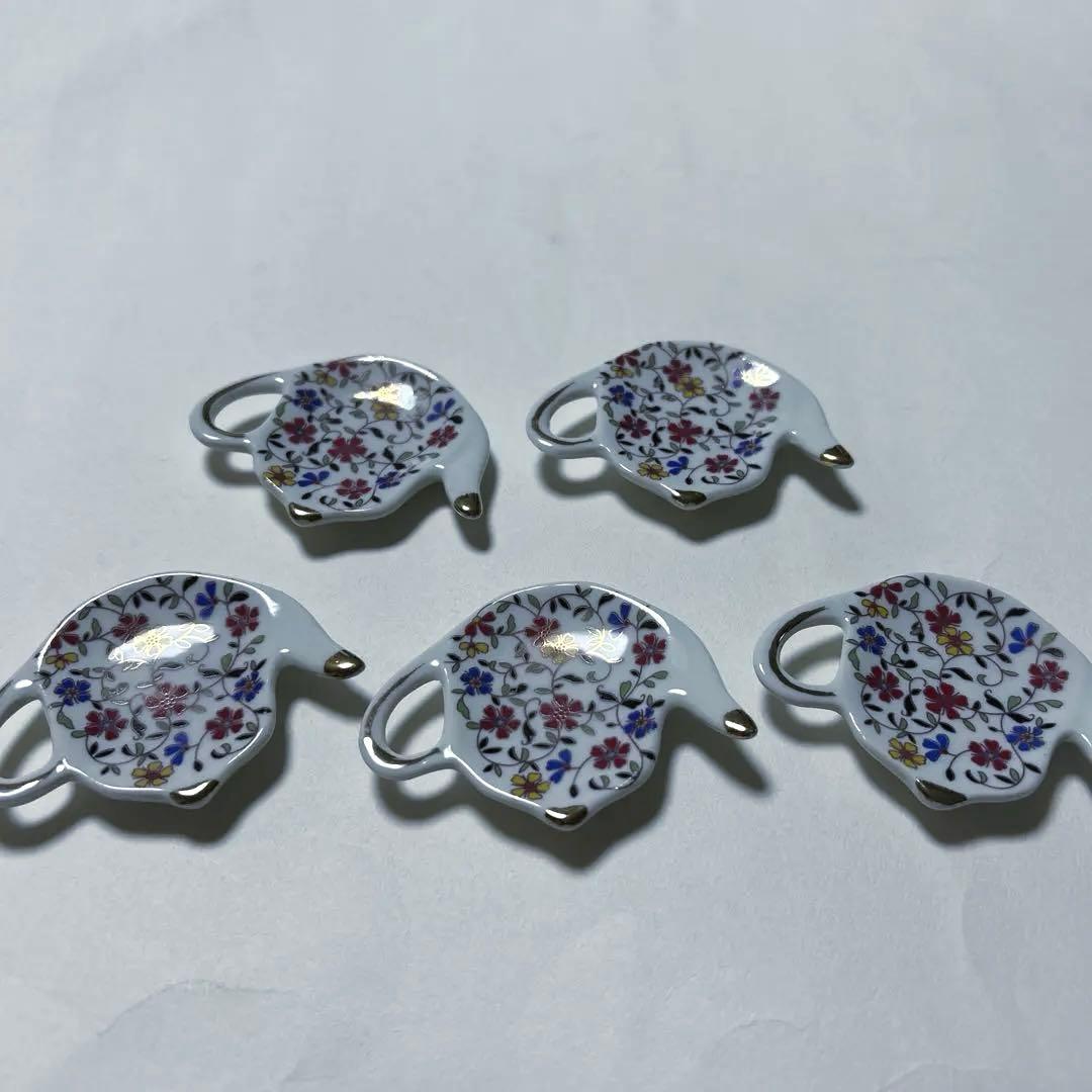 スプーンレスト ティーバッグトレイ ピッコロ インテリア雑貨 (マルチフラワー)