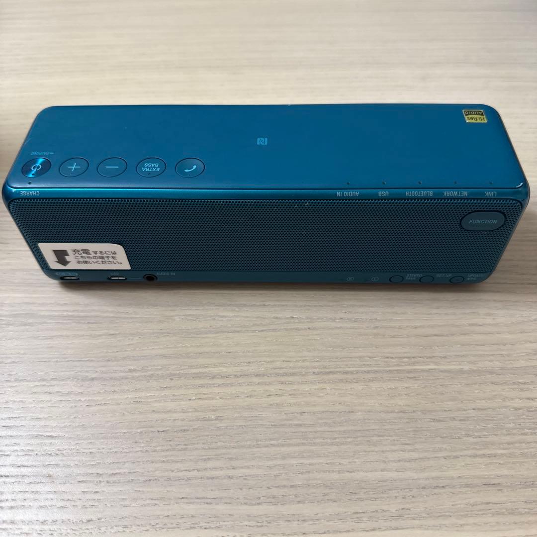 SONY SRS-HG1 ワイヤレススピーカー ビリジアンブルー