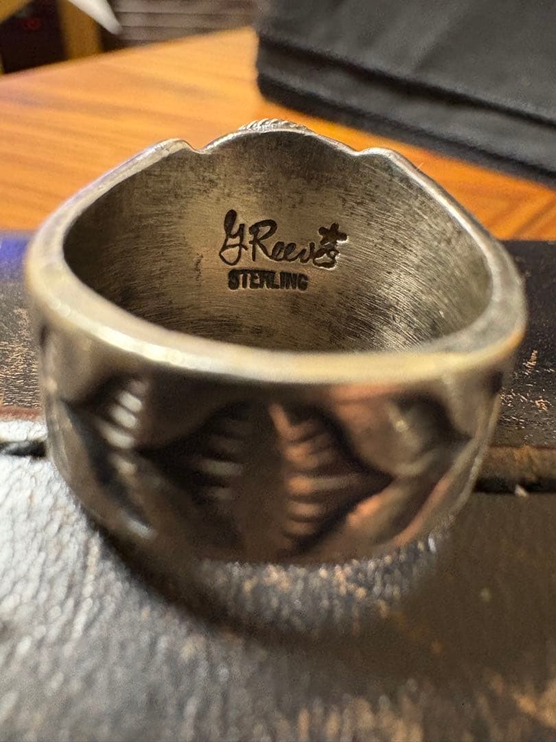ゲーリーリーブス　シルバーリング GARY REEVESターコイズ