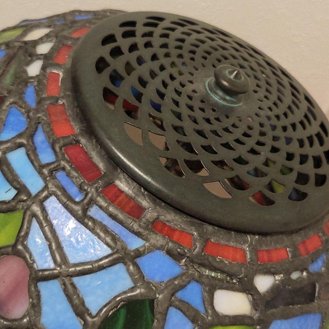 ステンドグラス　ライトスタンド　アンティーク