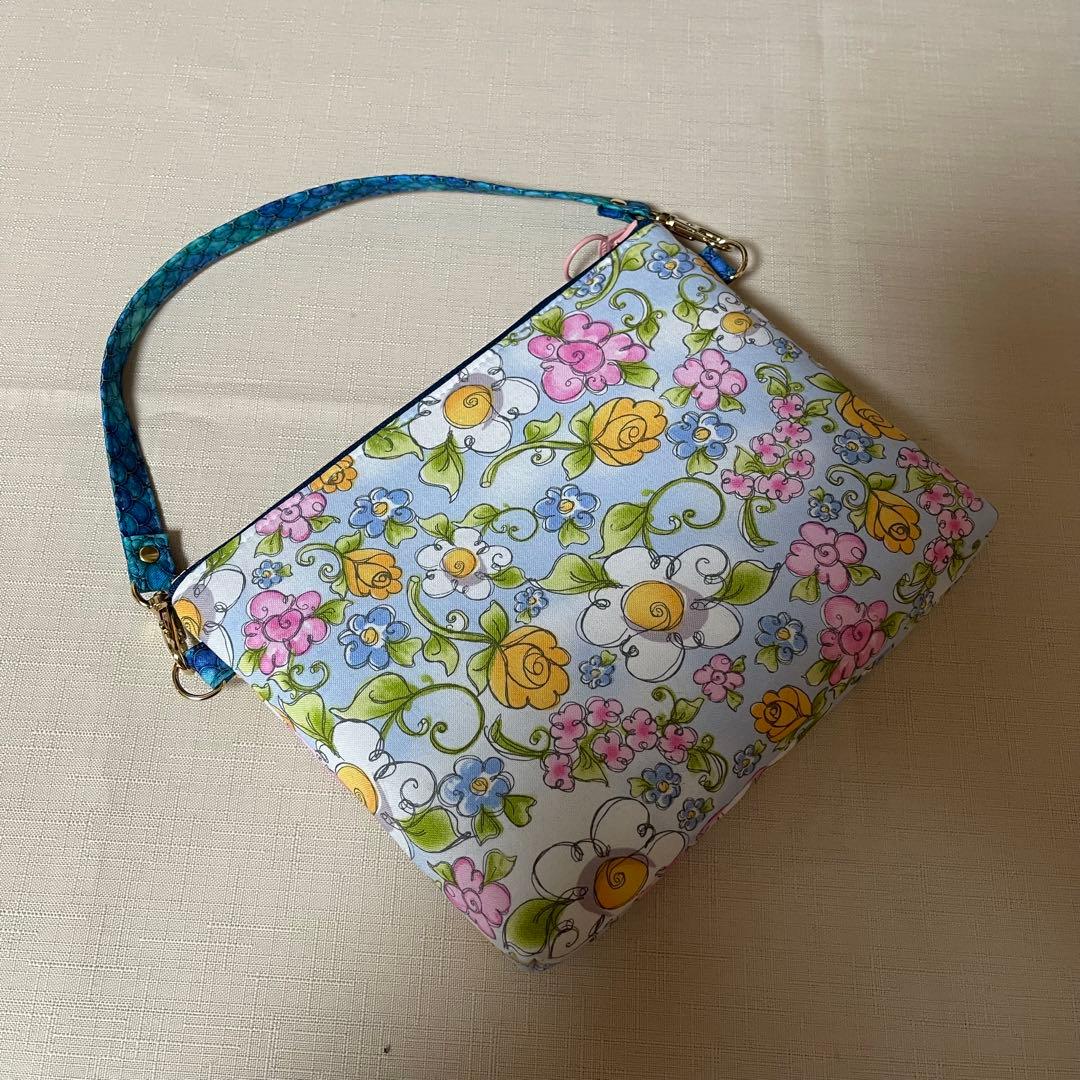 ♡20㎝ファスナーポーチ♡ハンドメイド　ロラライハリス