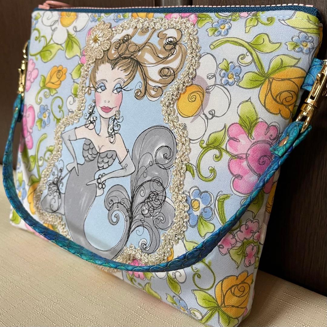 ♡20㎝ファスナーポーチ♡ハンドメイド　ロラライハリス