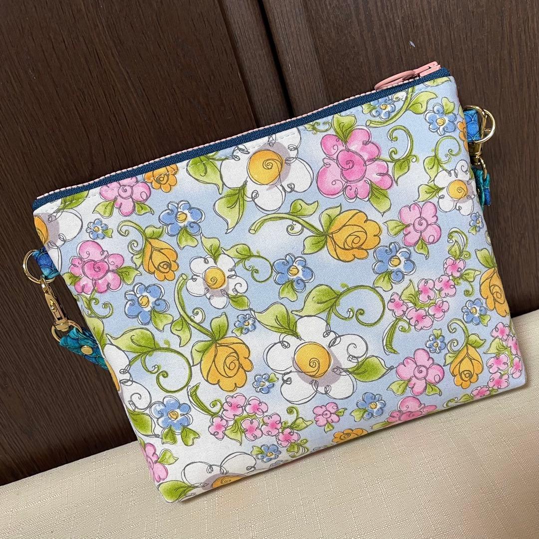 ♡20㎝ファスナーポーチ♡ハンドメイド　ロラライハリス