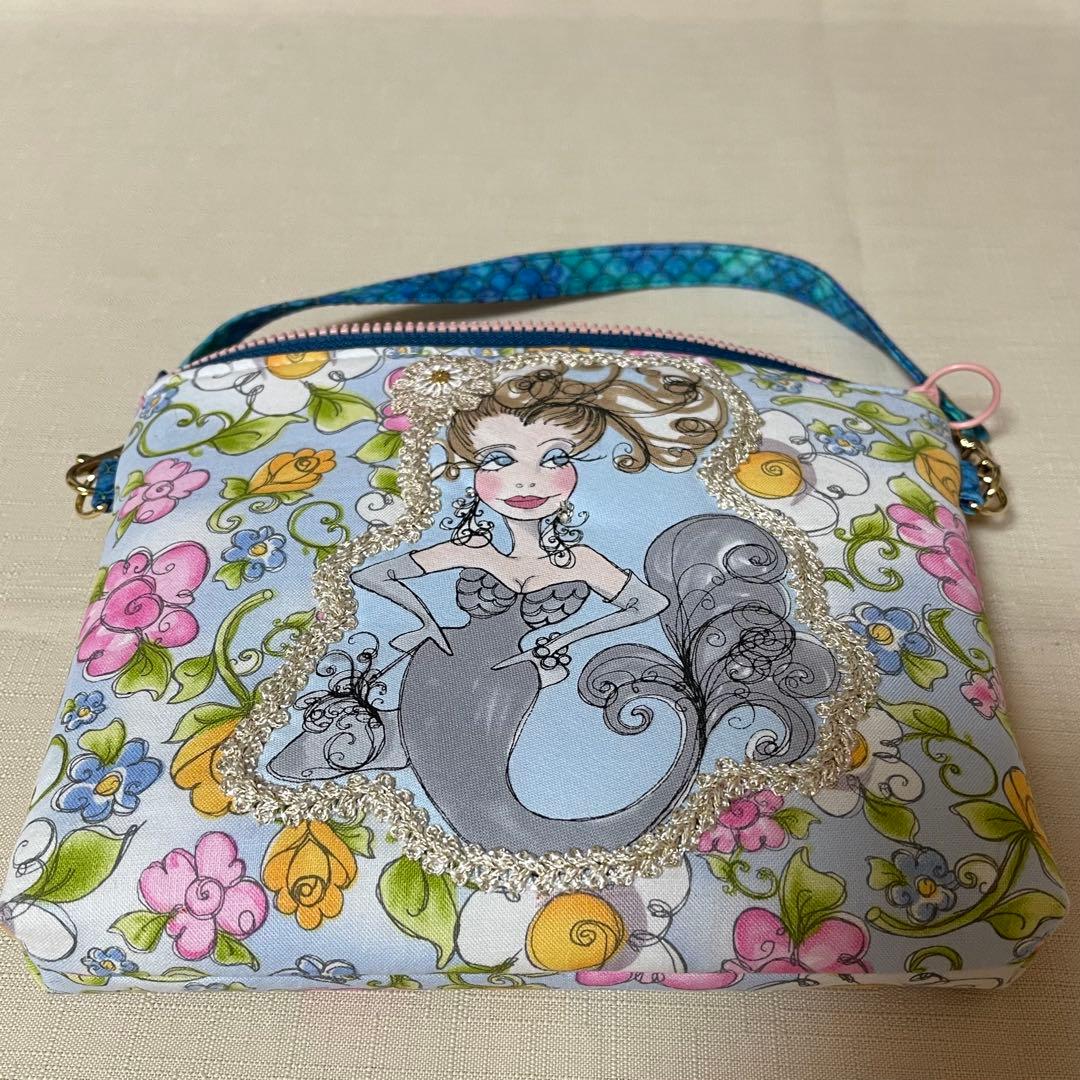 ♡20㎝ファスナーポーチ♡ハンドメイド　ロラライハリス