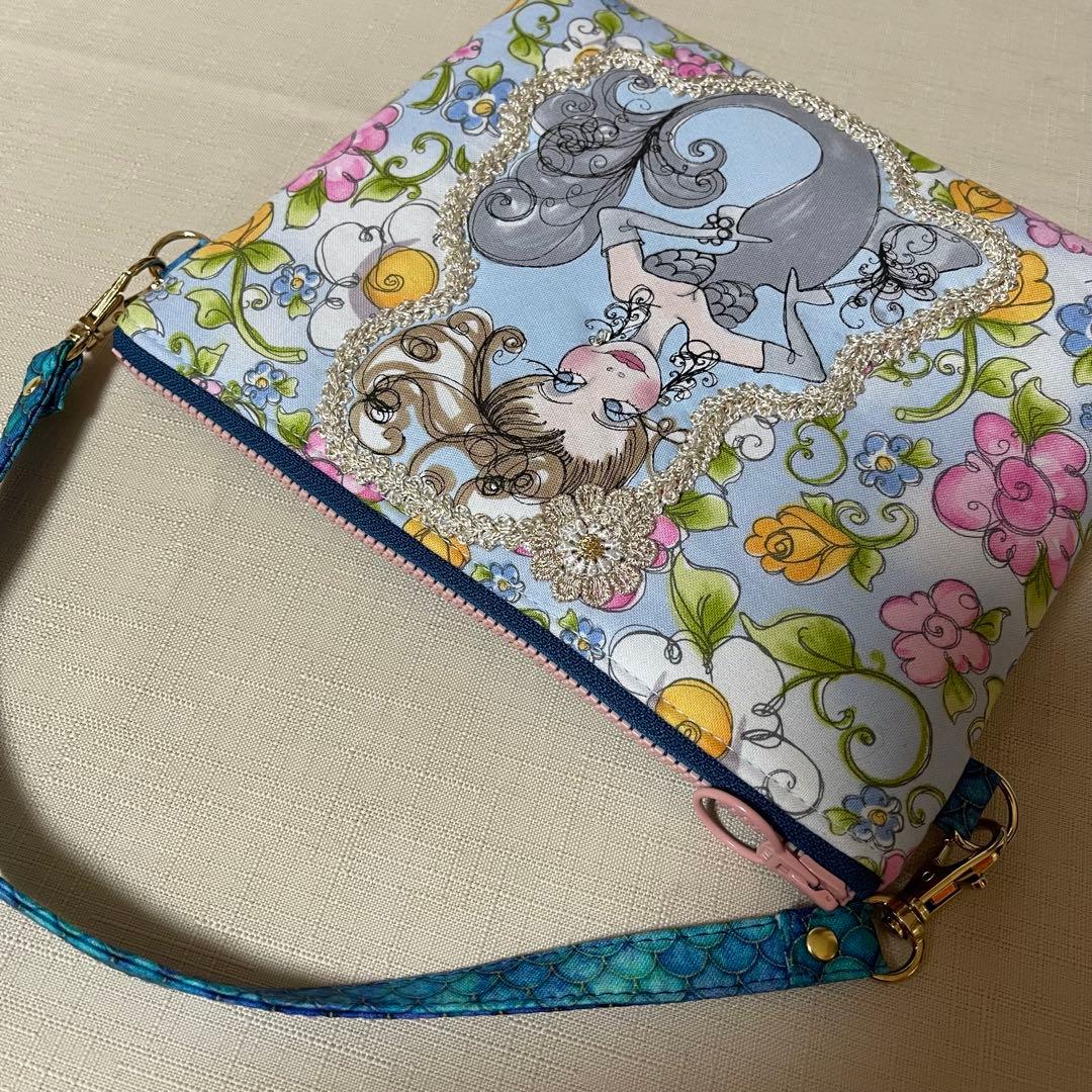 ♡20㎝ファスナーポーチ♡ハンドメイド　ロラライハリス