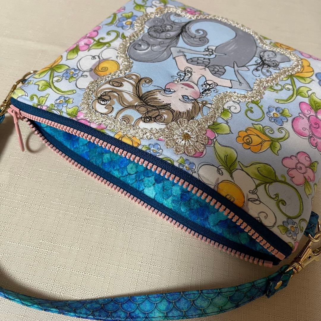 ♡20㎝ファスナーポーチ♡ハンドメイド　ロラライハリス