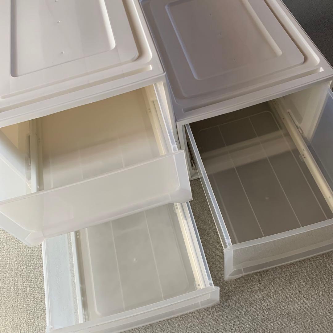 アイリスオーヤマ　ロングチェスト　衣装ケース　引き出し　収納ケース　3個セット