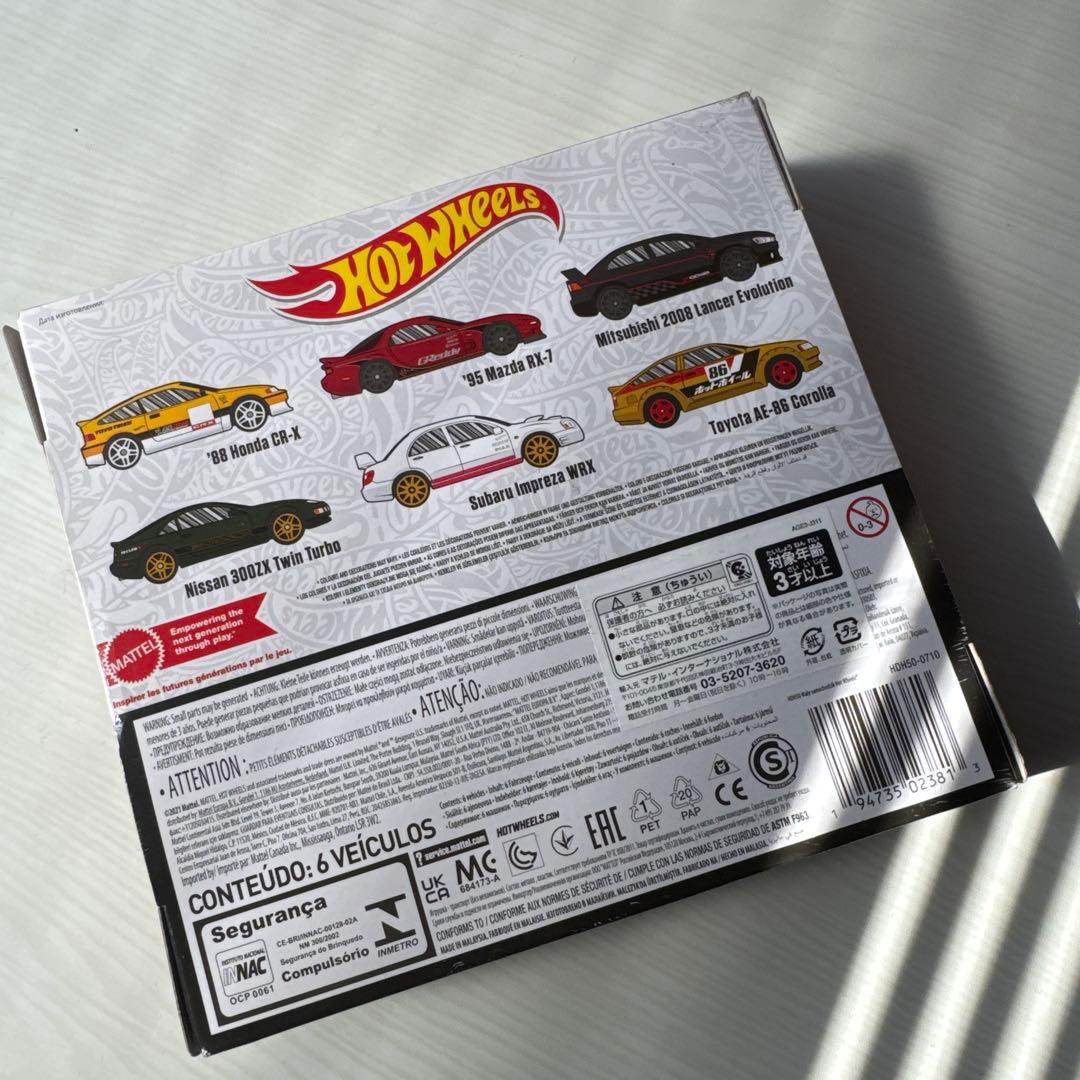 Hot Wheels JDM ミニカーセット 6台
