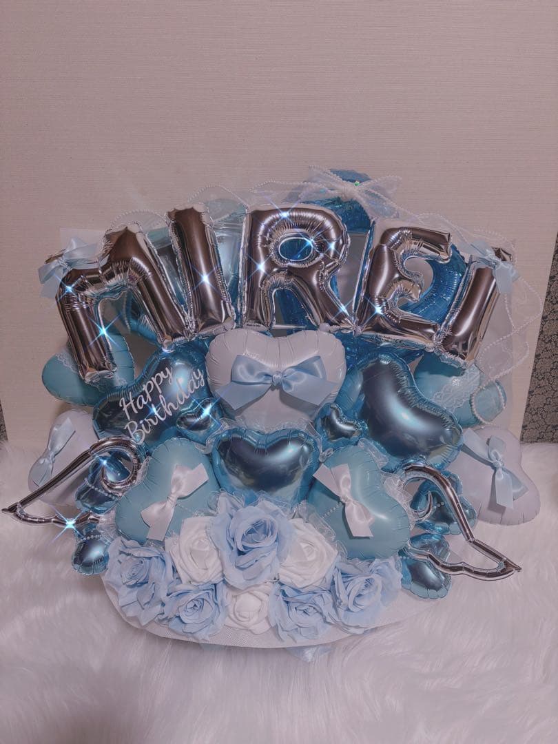バルーンギフト　バルーンアレンジ 生誕祭　推し　祝花　フラスタ　卓フラ