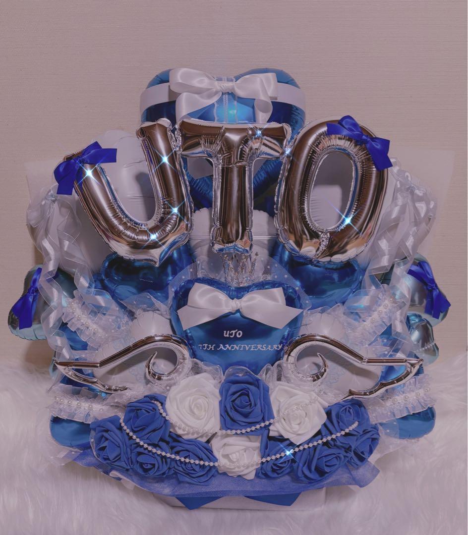 バルーンギフト　バルーンアレンジ 生誕祭　推し　祝花　フラスタ　卓フラ