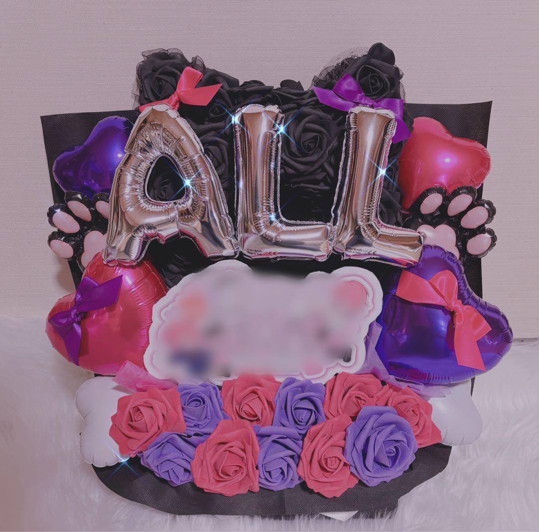 バルーンギフト　バルーンアレンジ 生誕祭　推し　祝花　フラスタ　卓フラ