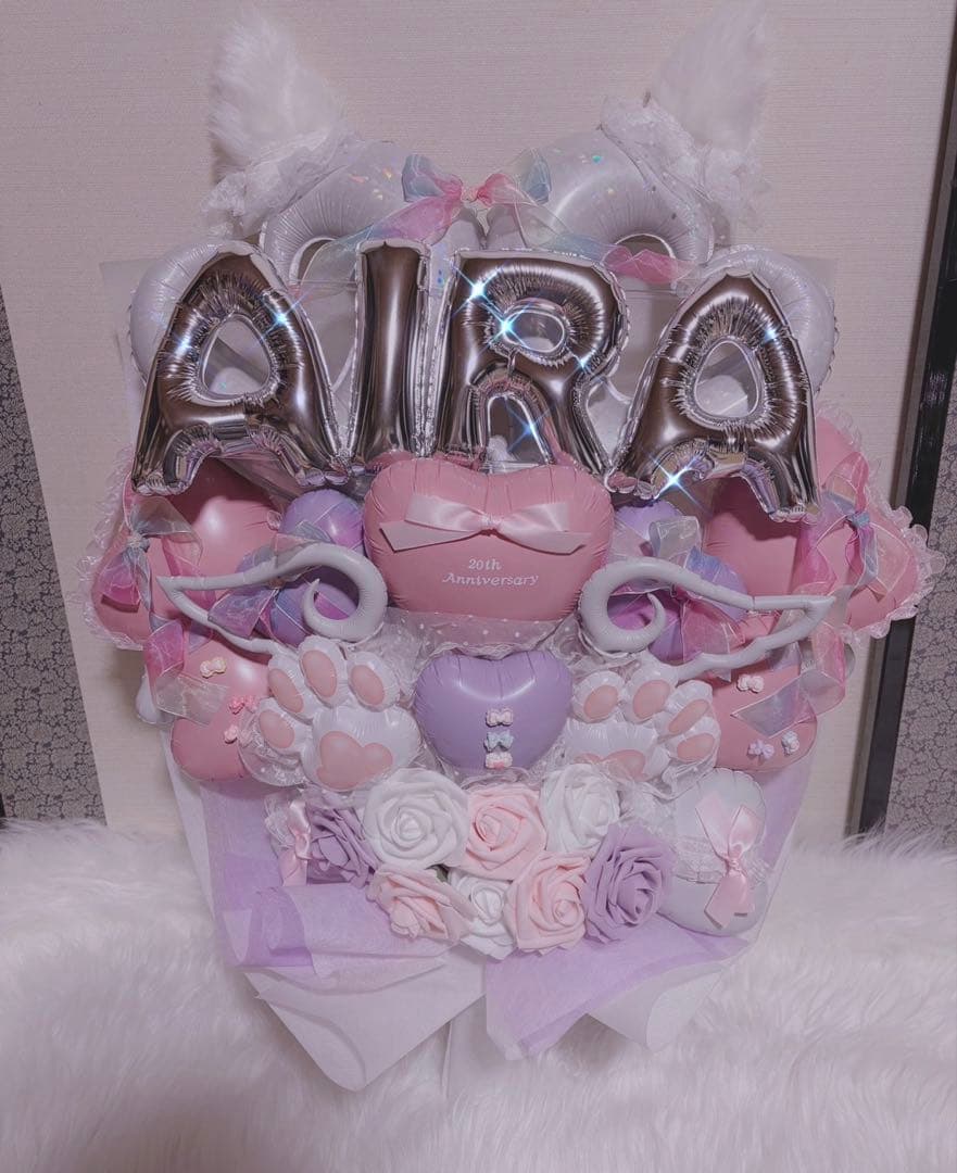 バルーンギフト　バルーンアレンジ 生誕祭　推し　祝花　フラスタ　卓フラ