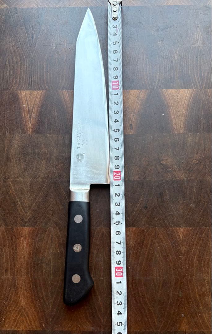 堺孝行 TAKAYUKI INOX モリブデン　切付　牛刀　210mm 包丁