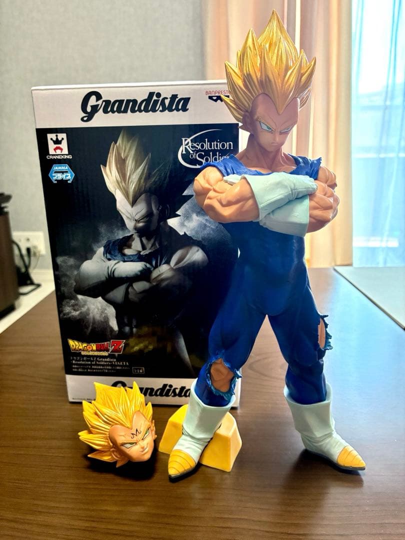 ベジータ　グランディスタ　ドラゴンボール　フィギュア　魔人ベジータver.顔付き