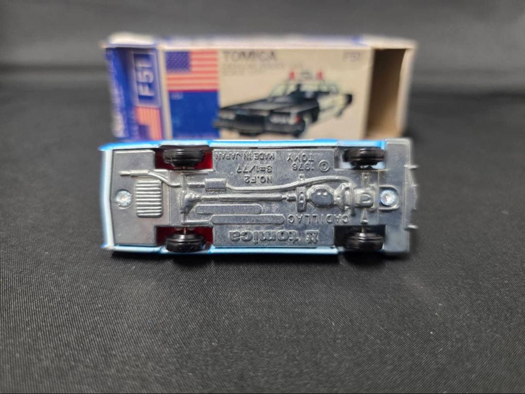 トミカ青箱F51キャデラックポリスカー(日本製)