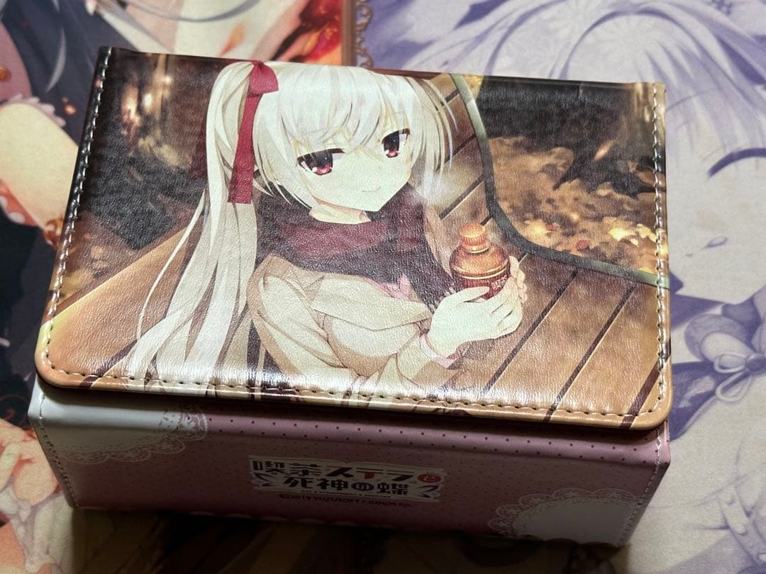 ゆずソフト 合皮製デッキケースW 喫茶ステラと死神の蝶 「明月栞那」