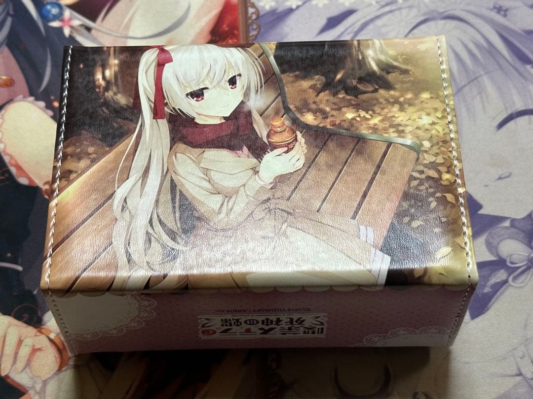 ゆずソフト 合皮製デッキケースW 喫茶ステラと死神の蝶 「明月栞那」
