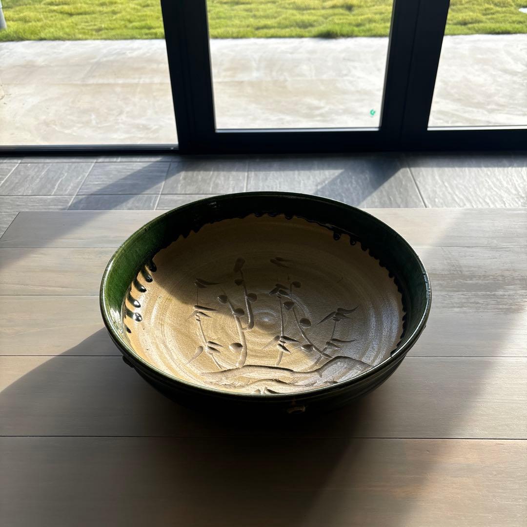 織部　大皿　40センチ