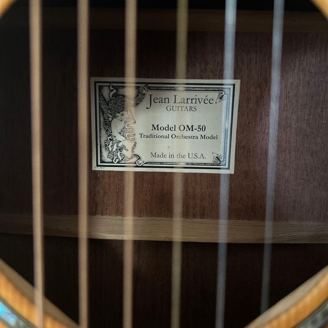 Larrivée OM-50 アコースティックギター ケース付き