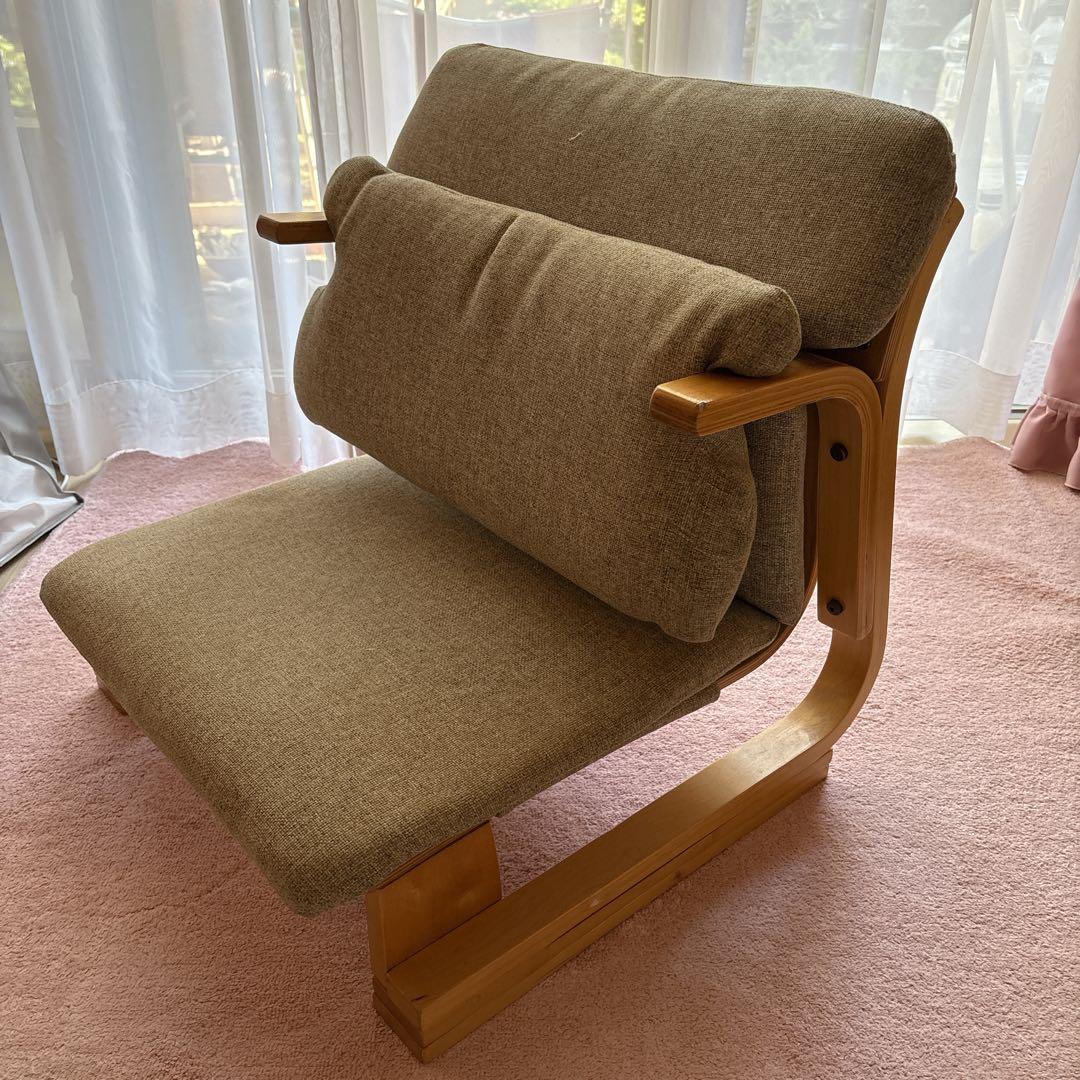 通販生活 カタログハウス 楽座椅子 新日本木工　座椅子