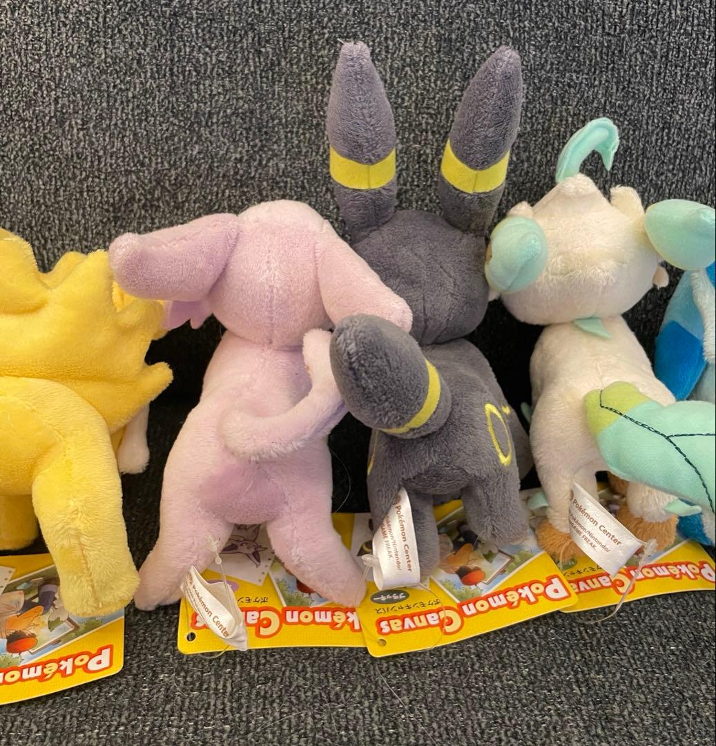 ポケモンセンター キャンバスぬいぐるみ イーブイ フレンズ セット 紙タグ付き