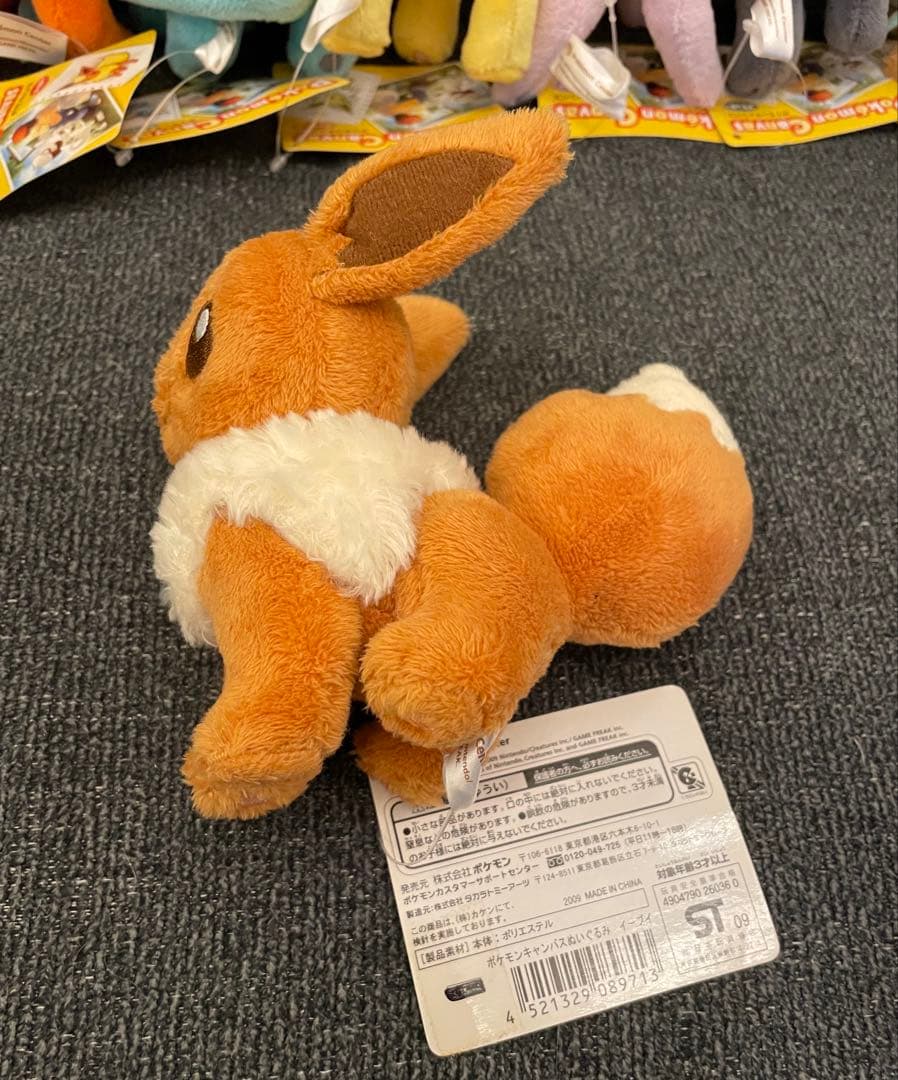 ポケモンセンター キャンバスぬいぐるみ イーブイ フレンズ セット 紙タグ付き