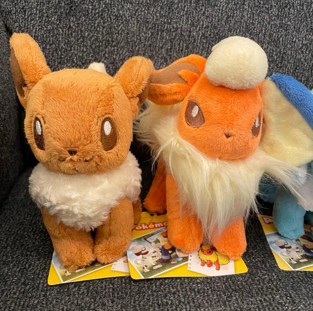 ポケモンセンター キャンバスぬいぐるみ イーブイ フレンズ セット 紙タグ付き
