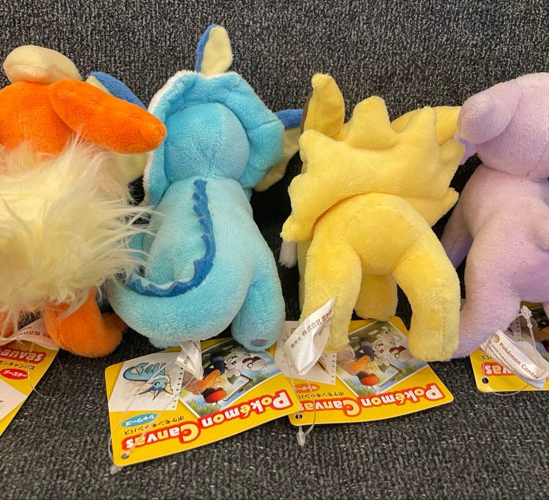 ポケモンセンター キャンバスぬいぐるみ イーブイ フレンズ セット 紙タグ付き