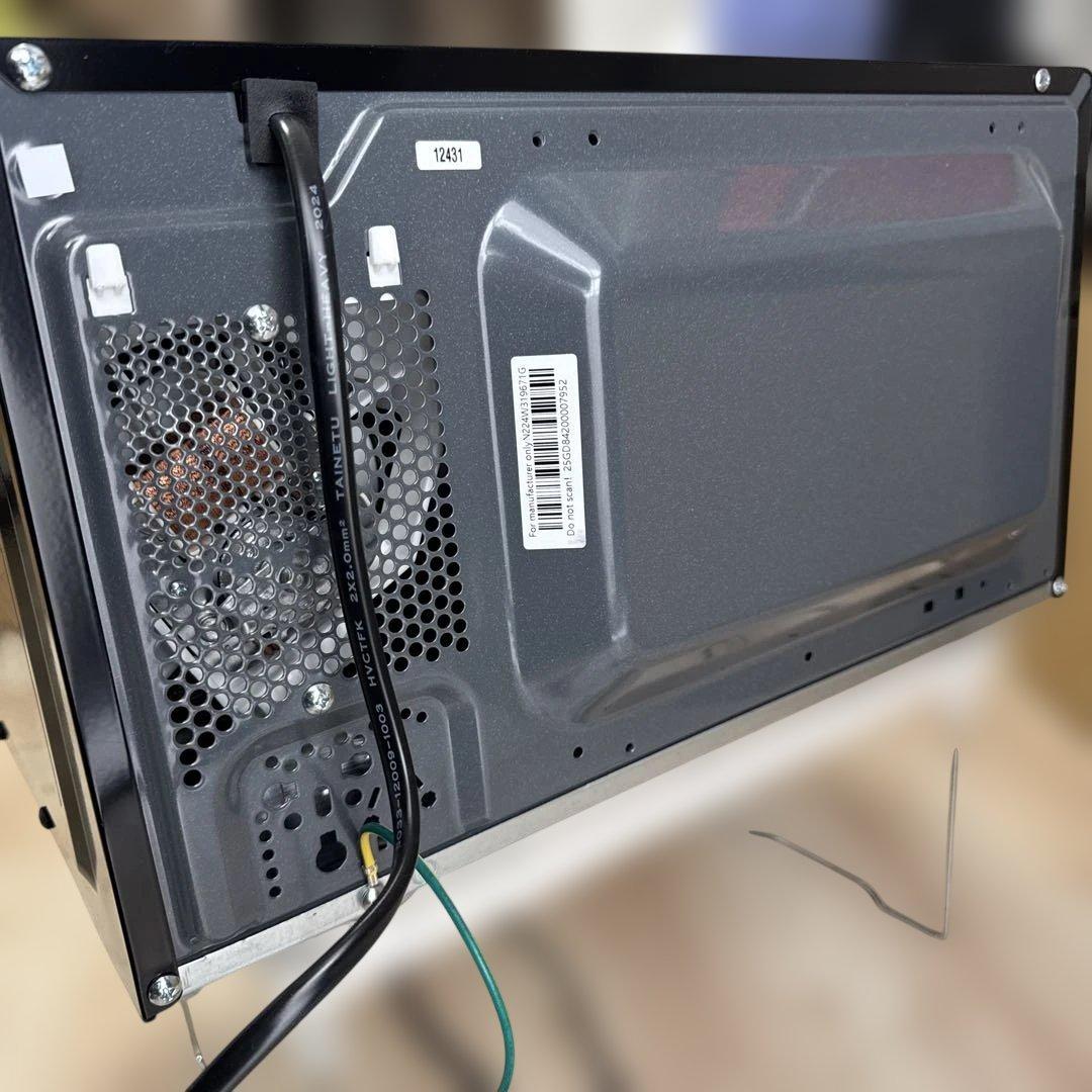 Yselect 700W 単機能電子レンジ ブラック