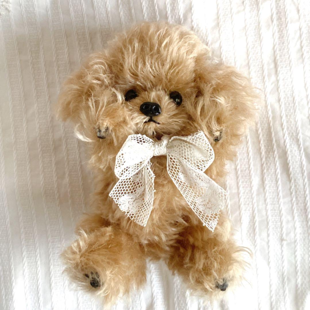 テディベア ハンドメイド 作家 ai bear トイプードル 犬 17㎝ わんこ