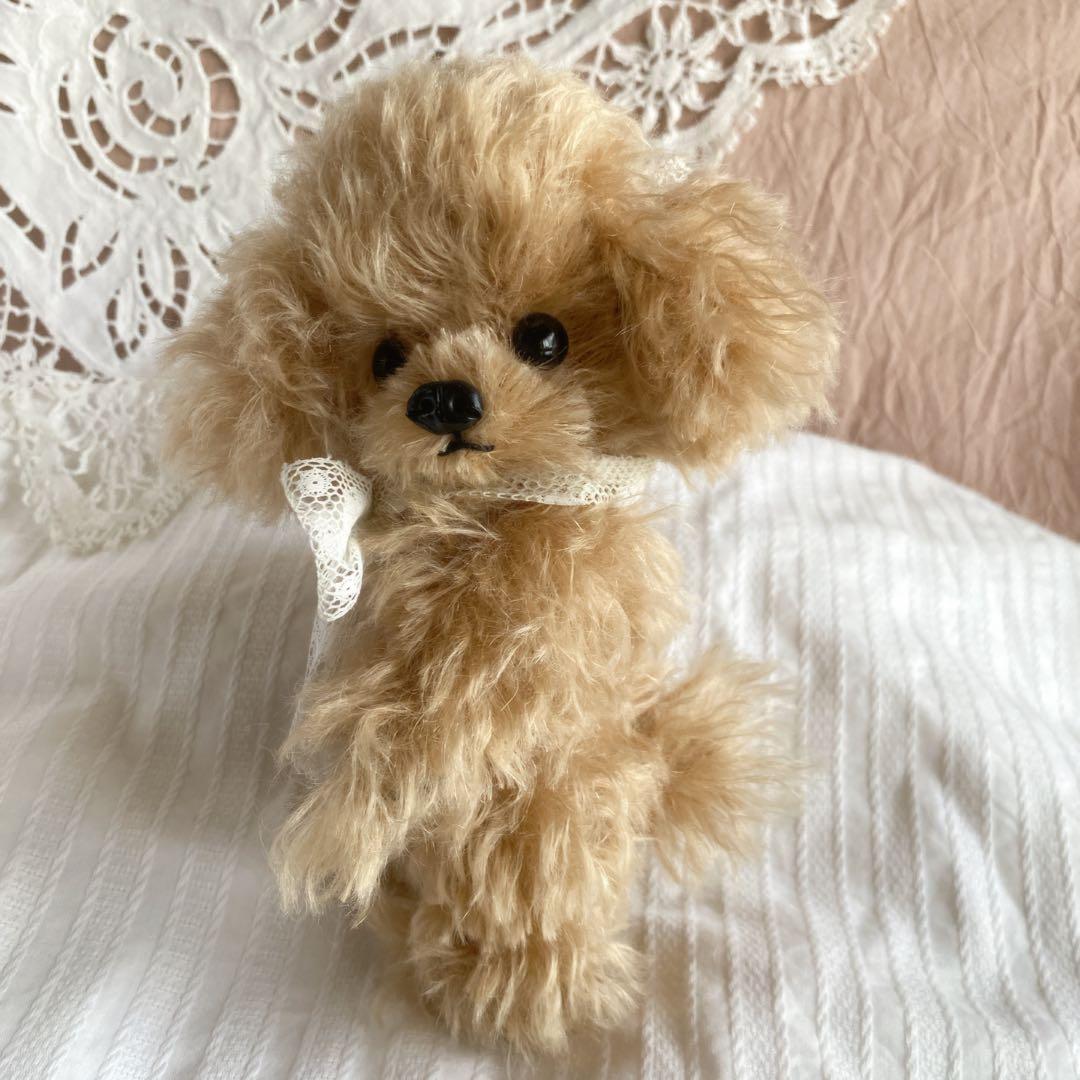 テディベア ハンドメイド 作家 ai bear トイプードル 犬 17㎝ わんこ