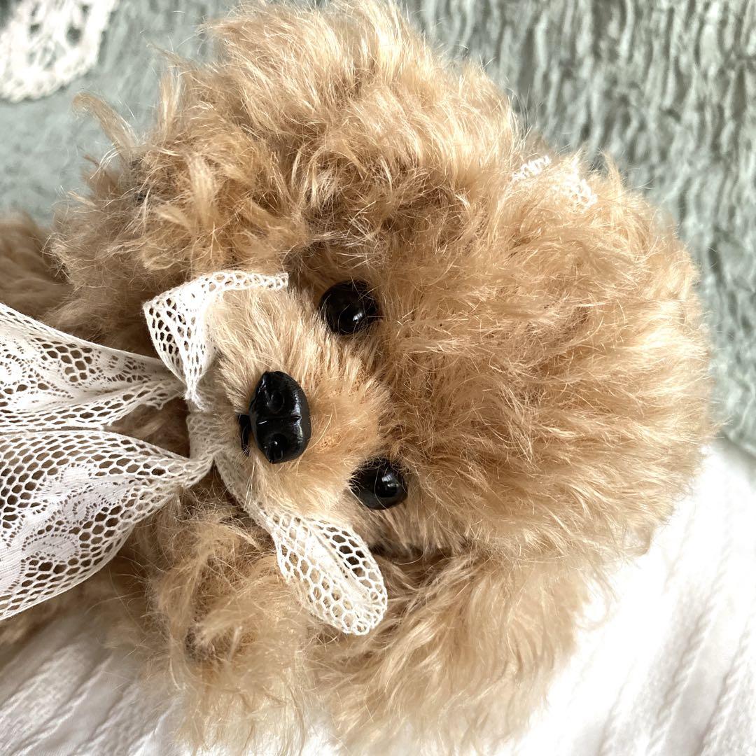 テディベア ハンドメイド 作家 ai bear トイプードル 犬 17㎝ わんこ