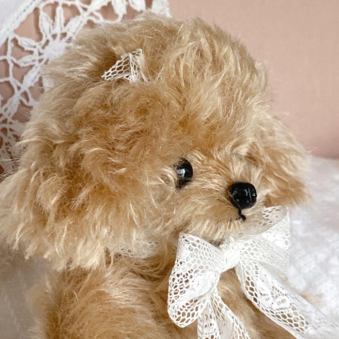 テディベア ハンドメイド 作家 ai bear トイプードル 犬 17㎝ わんこ