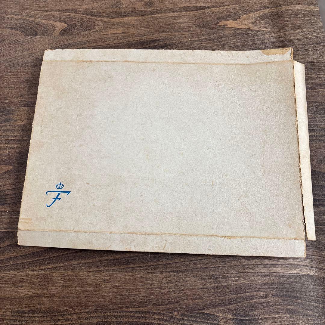 フュルステンベルク 帆船 小皿 6枚ドイツ名窯 中世ヨーロッパ 船絵皿 箱付