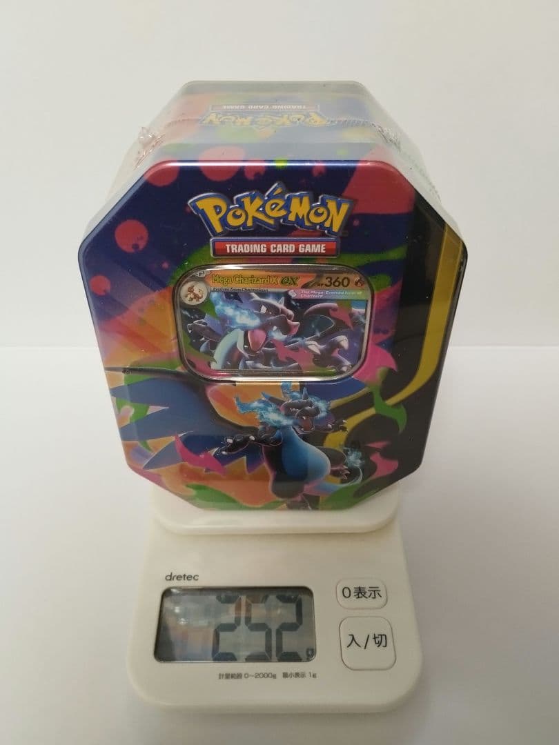 新品未開封 シュリンク付き 英語版 メガリザードンX＆Y缶セット