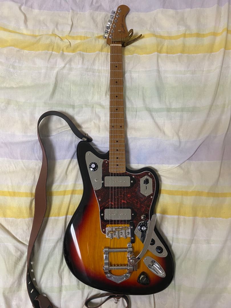 bacchus バッカス bjm-1-rtm ジャズマスタータイプ 改造品