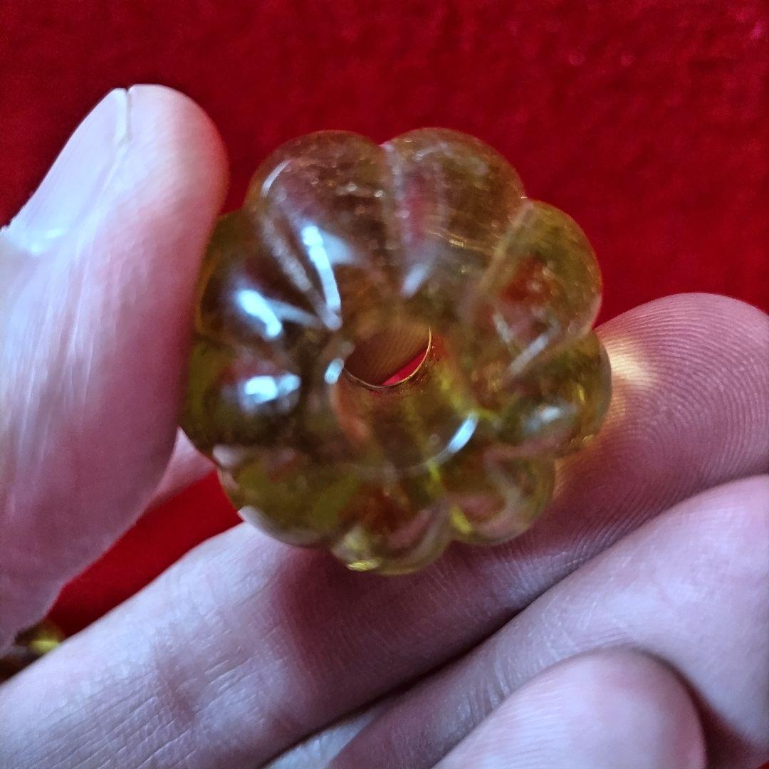 とんぼ玉 蜻蛉玉 黄色 まとめて五個