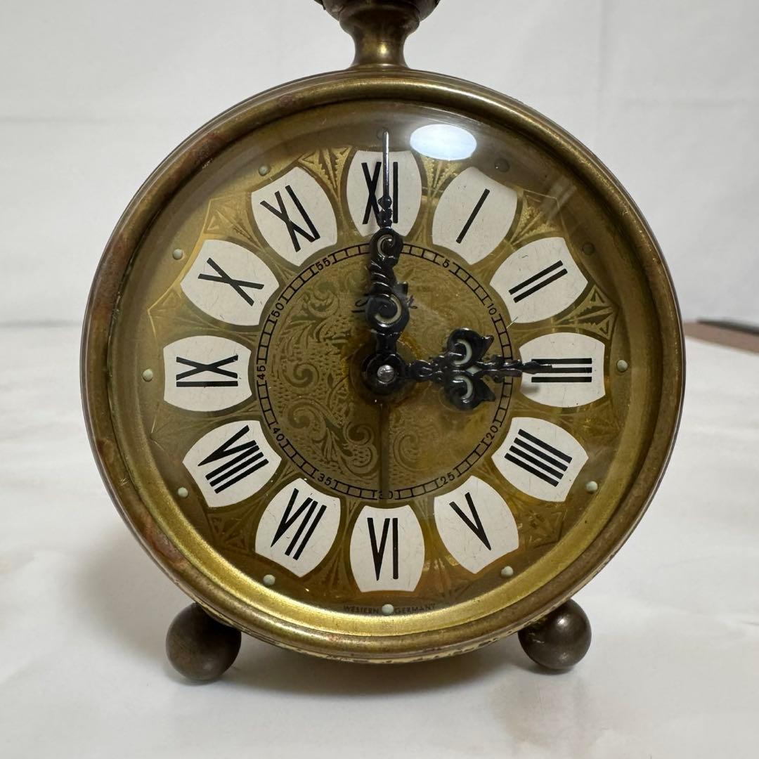 ドイツ製 KAISER　アンティーク置時計　ゼンマイ式