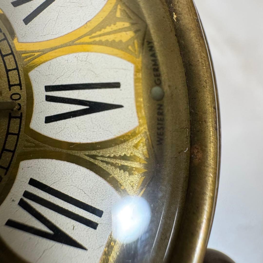 ドイツ製 KAISER　アンティーク置時計　ゼンマイ式