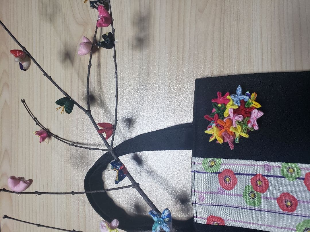 ハンドメイド　くくり花1350個＋ビーズ付きくくり花300個　セット