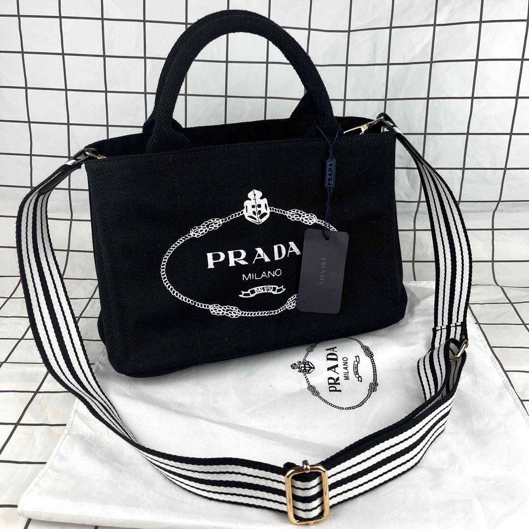 ノベルティ PRADA バッグ プラダ カナパ トート ショルダーバッグ REG