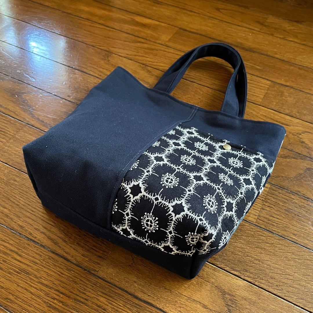 ハンドメイド ミナペルホネン パッチワーク トートバック