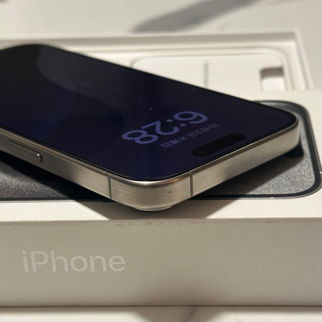 iPhone 15Pro 128GB ナチュラルチタニウム SIMフリー