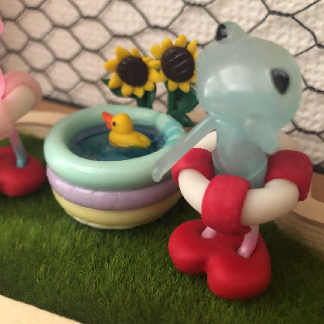 ハンドメイド　フォーチュンワンダ 用　あひる付きプール　撮影小物