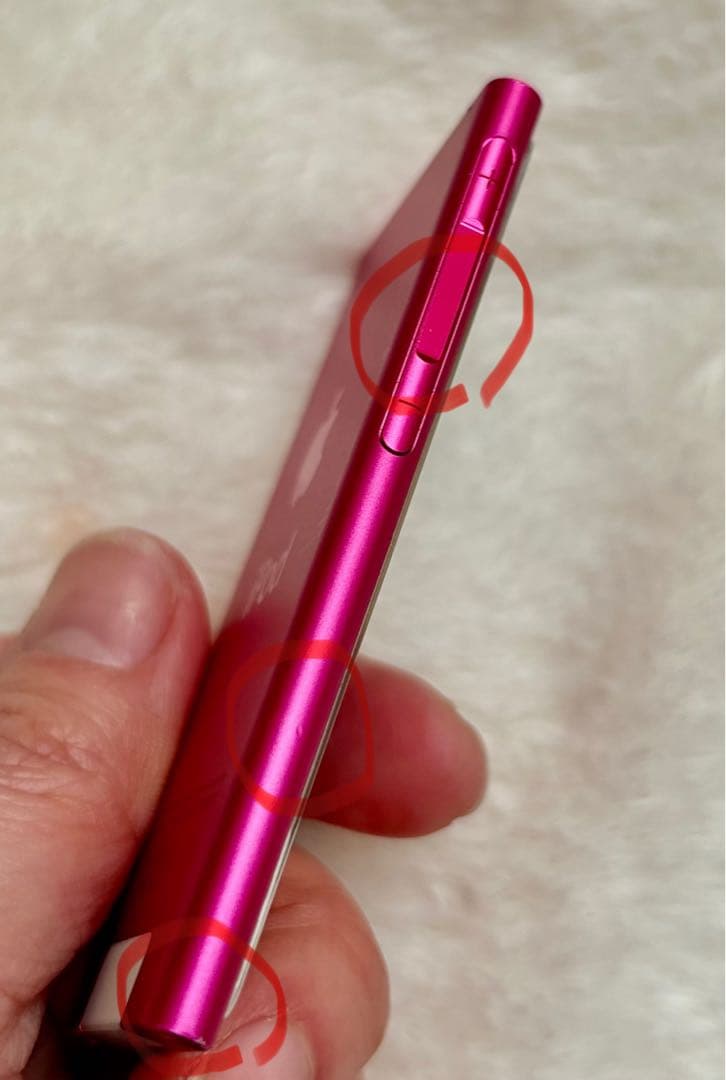 【マイク純正イヤホン付き】iPod nano 第7世代 ピンク